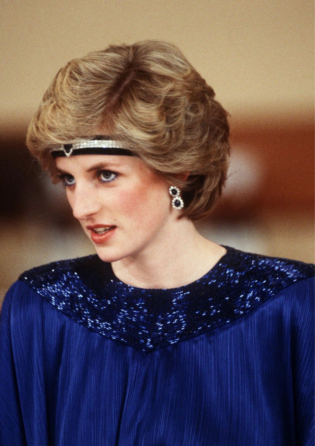 The Peoples Princess wearing the choker as a headband (Photo: Tim Graham Photo Library/Getty Images)