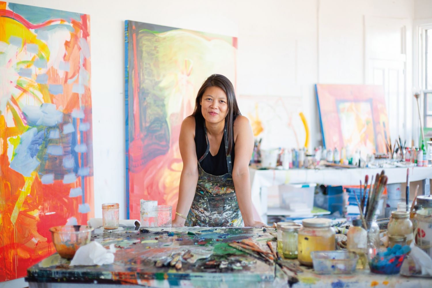 Jana Benitez in her studio at Union & Co