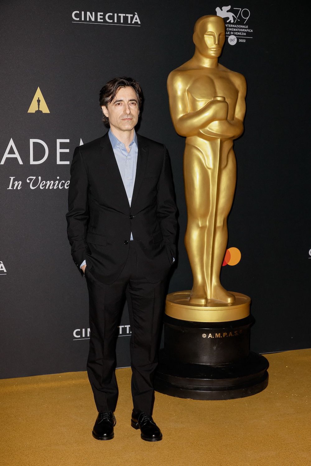 Mandatory Credit: Photo by Piovanotto Marco/ABACA/Shutterstock (13354324bx)Noah Baumbach attends the Cinecittà And Academy Of Motion Picture, Art & Science Dinner ahead of the 79th Venice International Film Festival at Scuola Grande della Misericordia on August 30, 2022 in Venice, Italy.Venice - Cinecitta And Academy Of Motion Picture, Art & Science Dinner, Italy - 30 Aug 2022
