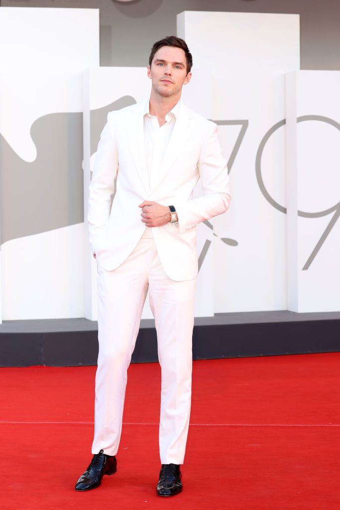 VENICE, ITALY - SEPTEMBER 02: Nicholas Hoult attends the "Bones And All" red carpet at the 79th Venice International Film Festival on September 02, 2022 in Venice, Italy. (Photo by Franco Origlia/Getty Images)