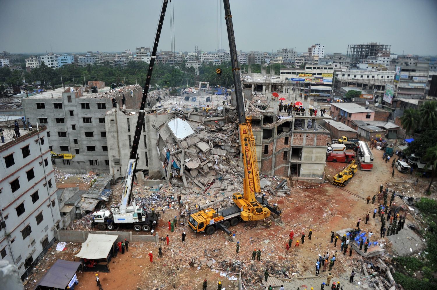 Najah says the Rana Plaza garment factory collapse of April 28, 2013 was an event that reinforced her slow fashion advocacy (Photo: Mohammad Asad/Pacific Press/LightRocket via Getty Images)