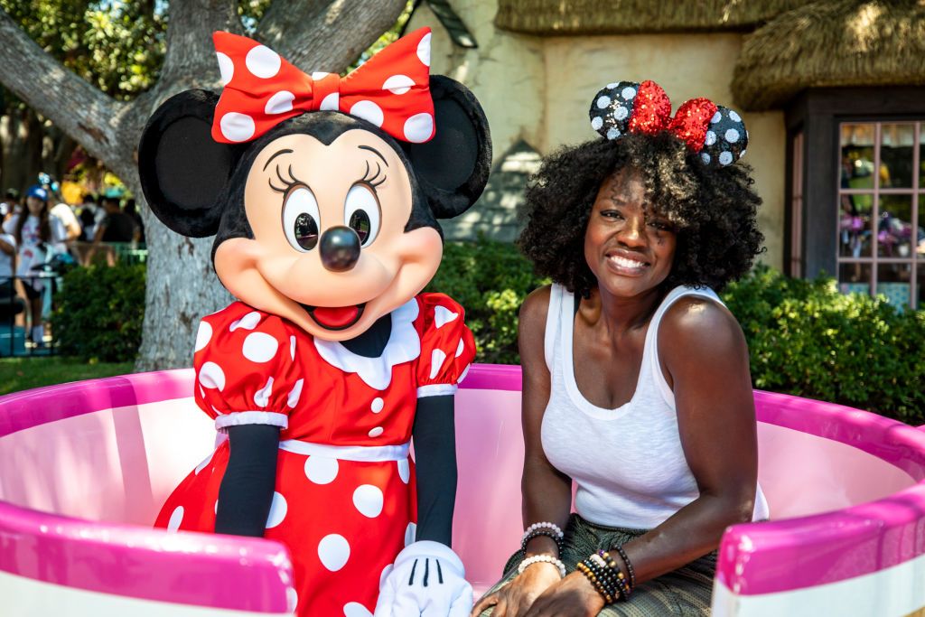 ANAHEIM, CA - JULY 11: Viola Davis visits Disneyland on July 11, 2022 in Anaheim, California. (Photo by Christian Thompson/Disneyland Resort via Getty Images)