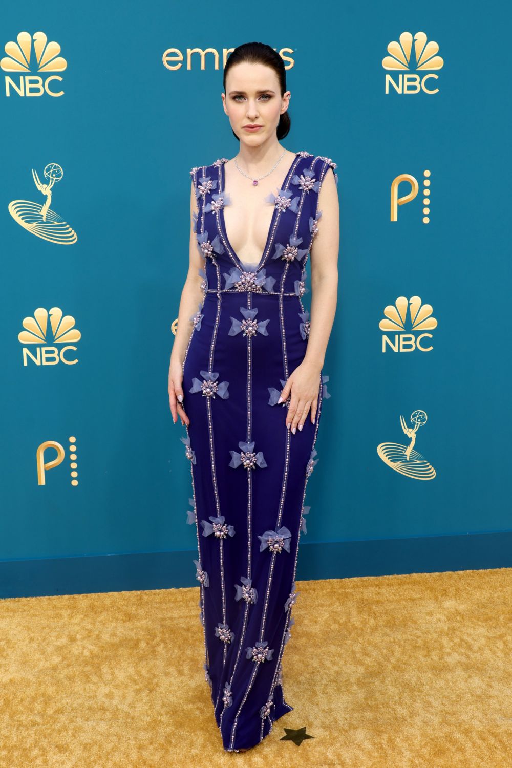 LOS ANGELES, CALIFORNIA - SEPTEMBER 12: Rachel Brosnahan attends the 74th Primetime Emmys at Microsoft Theater on September 12, 2022 in Los Angeles, California. (Photo by Momodu Mansaray/Getty Images)