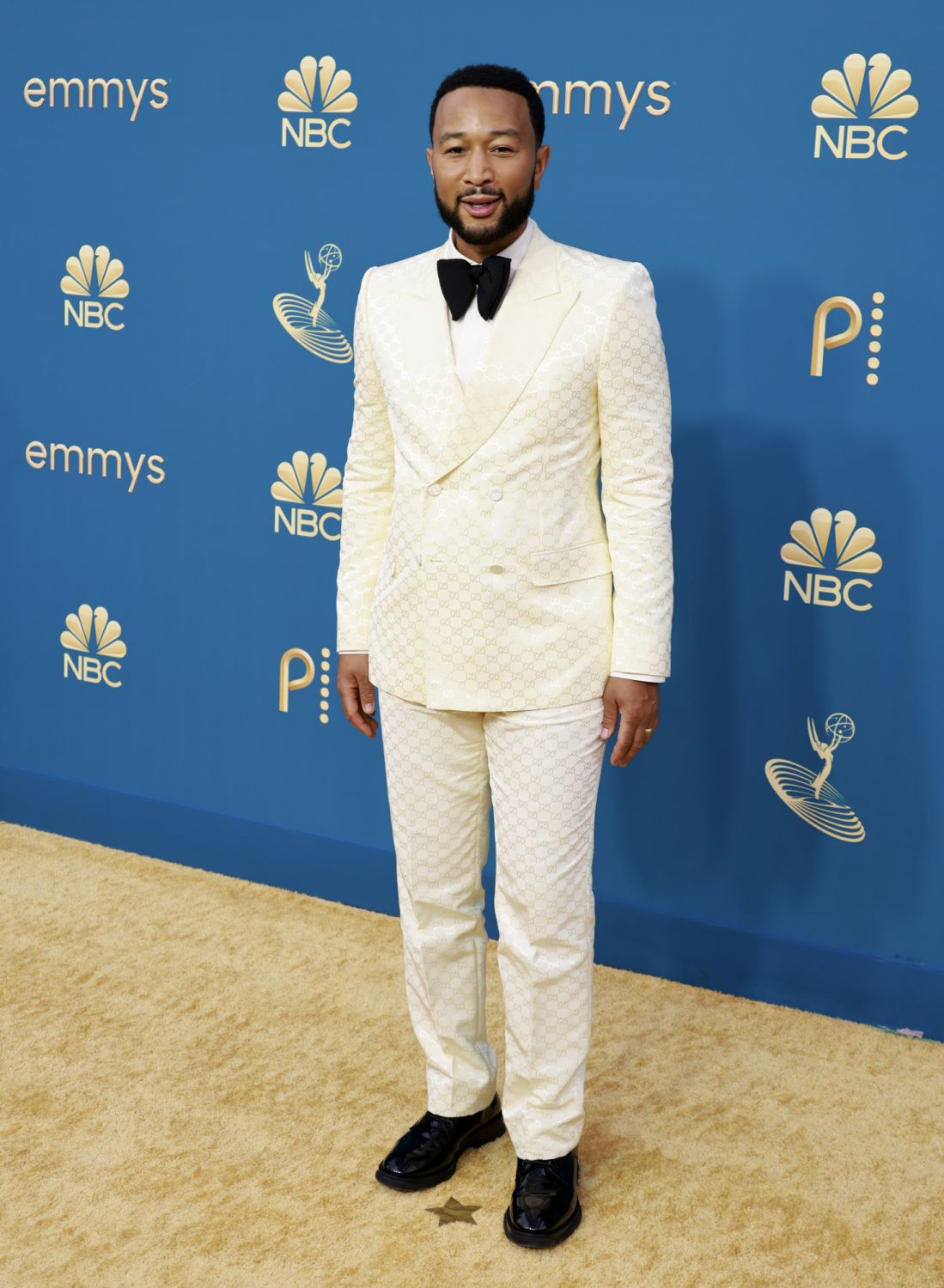 LOS ANGELES, CA - September 12, 2022 - John Legend arriving at the 74th Primetime Emmy Awards at the Microsoft Theater on Monday, September 12, 2022 (Allen J. Schaben / Los Angeles Times via Getty Images)