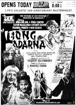 The promotional poster of Ibong Adarna (1941)