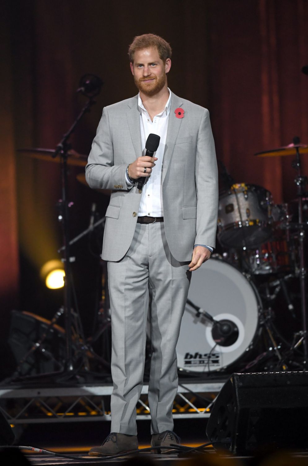 SYDNEY, AUSTRALIA - OCTOBER 27:  Prince Harry, Duke of Sussex speaks during the Invictus Games Closing Ceremony at Qudos Bank Arena on October 27, 2018 in Sydney, Australia. The Duke and Duchess of Sussex are on their official 16-day Autumn tour visiting cities in Australia, Fiji, Tonga and New Zealand.  (Photo by Karwai Tang/WireImage)
