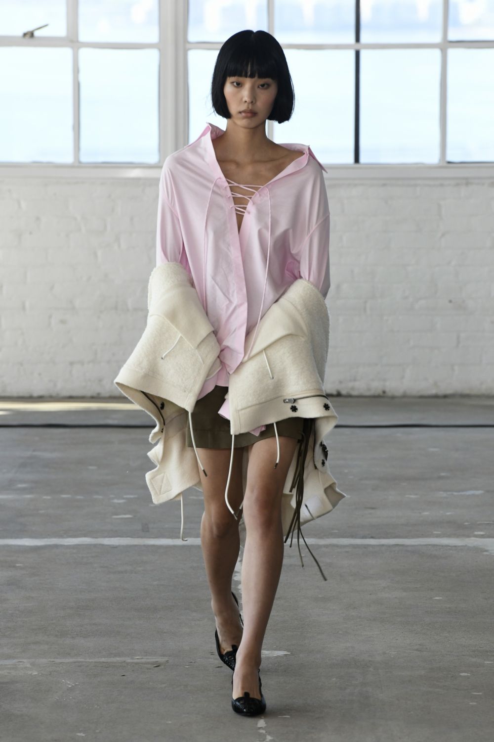 NEW YORK, NEW YORK - SEPTEMBER 10: A model walks the runway for the Altuzarra fashion show during September 2022 New York Fashion Week: The Shows at Starrett-Lehigh Building on September 10, 2022 in New York City. (Photo by Fernanda Calfat/Getty Images for NYFW: The Shows)