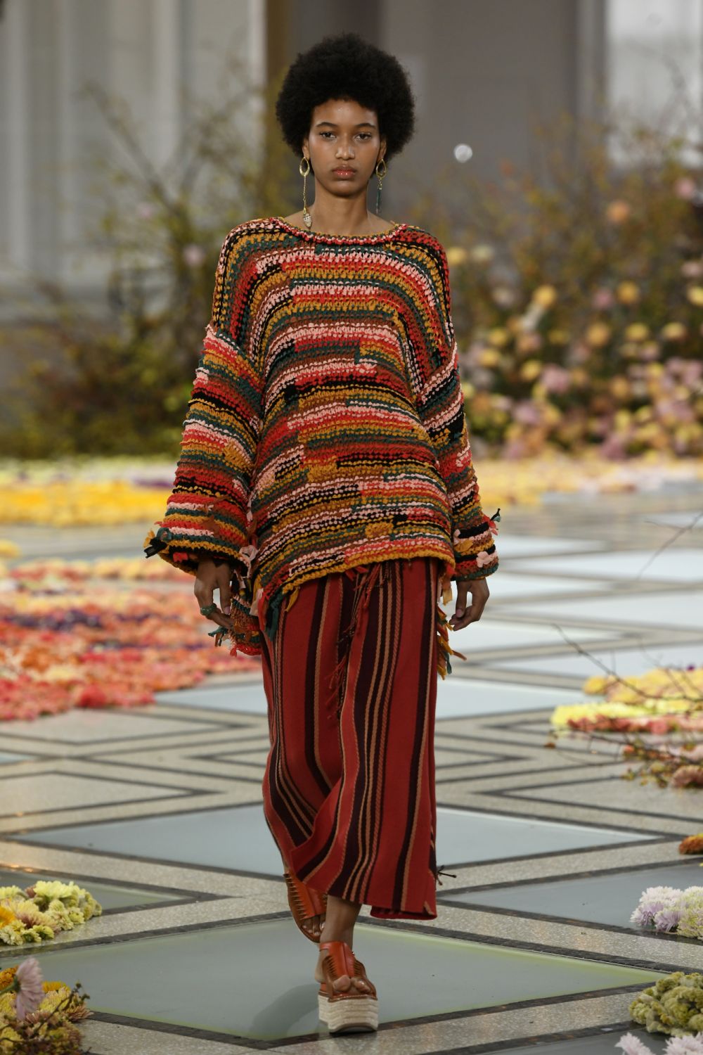 NEW YORK, NEW YORK - SEPTEMBER 11: A model walks the runway for the Ulla Johnson fashion show during September 2022 New York Fashion Week: The Shows on September 11, 2022 in New York City. (Photo by Fernanda Calfat/Getty Images for NYFW: The Shows)