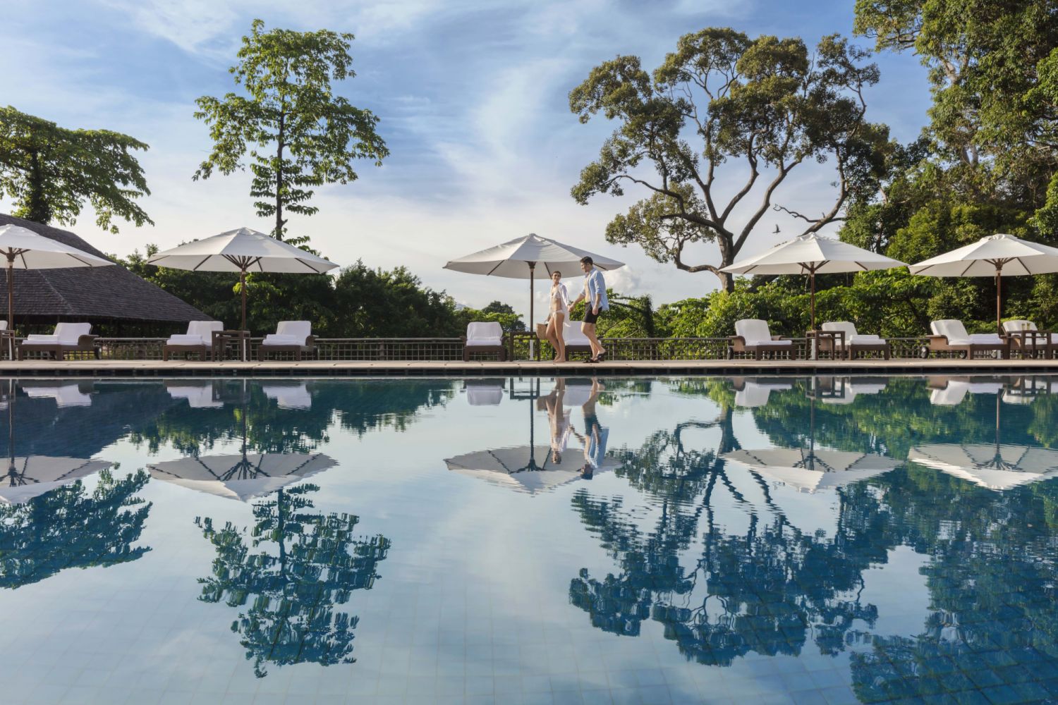The main pool at The Datai Langkawi