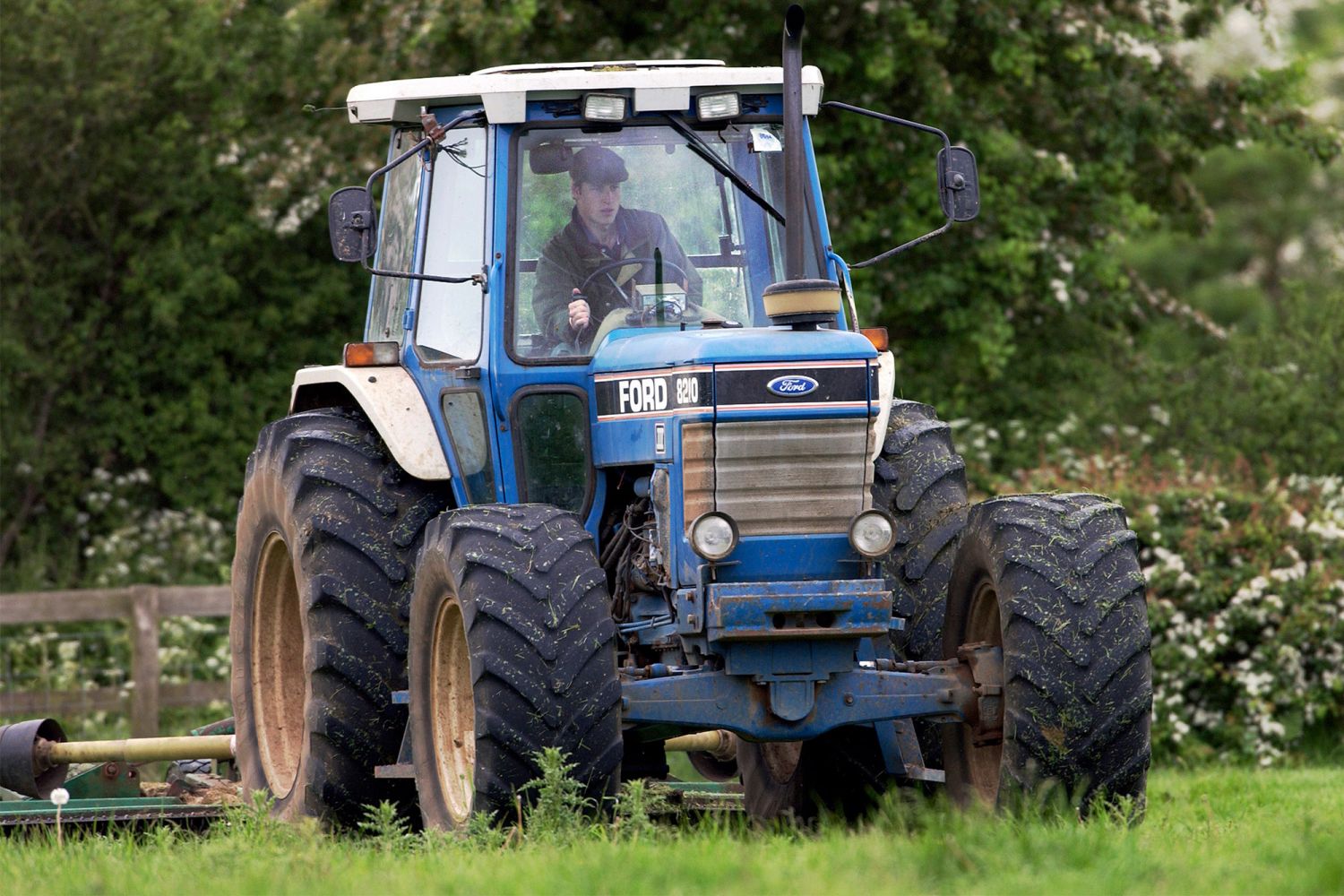 Prince William Driving a Tractor While Visiting Duchy Home Farm, part of The Duchy Of Cornwall Estate (Photo: Getty Images)