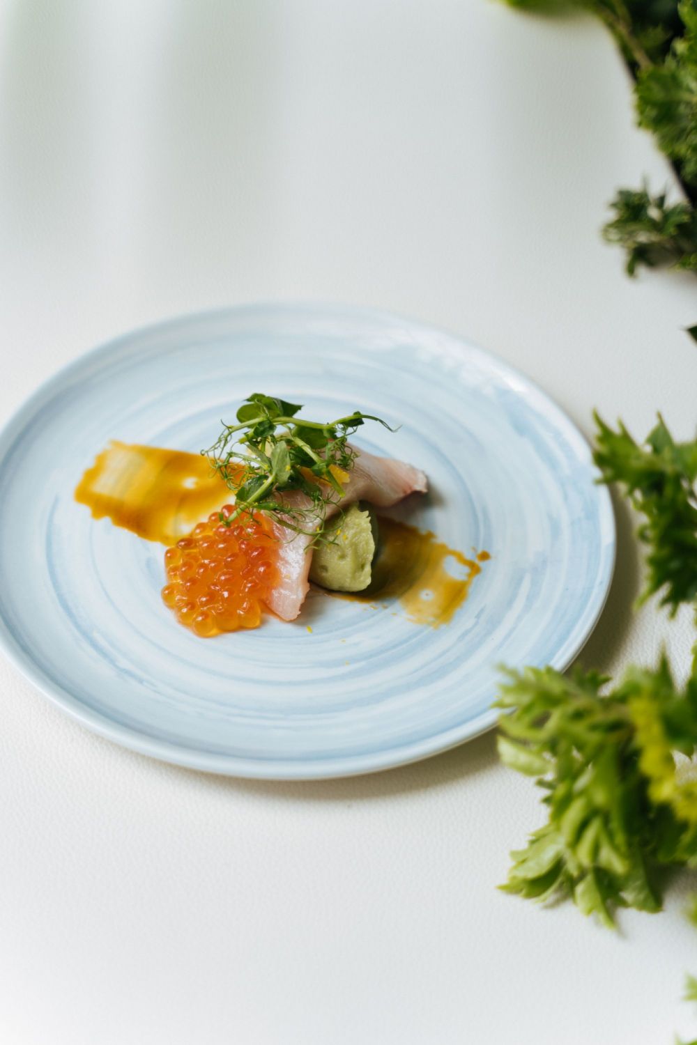 Hamachi Carpaccio by Chef Johnny Au Yong