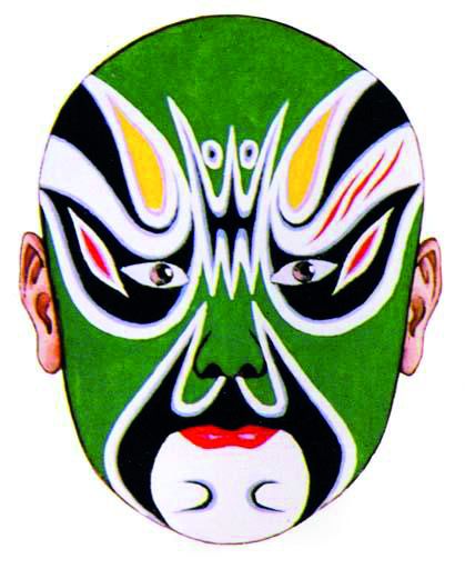 Green signifies characters who are violent, impulsive, lacking restraint or self-control; sometimes, this colour also symbolises a chivalrous nature