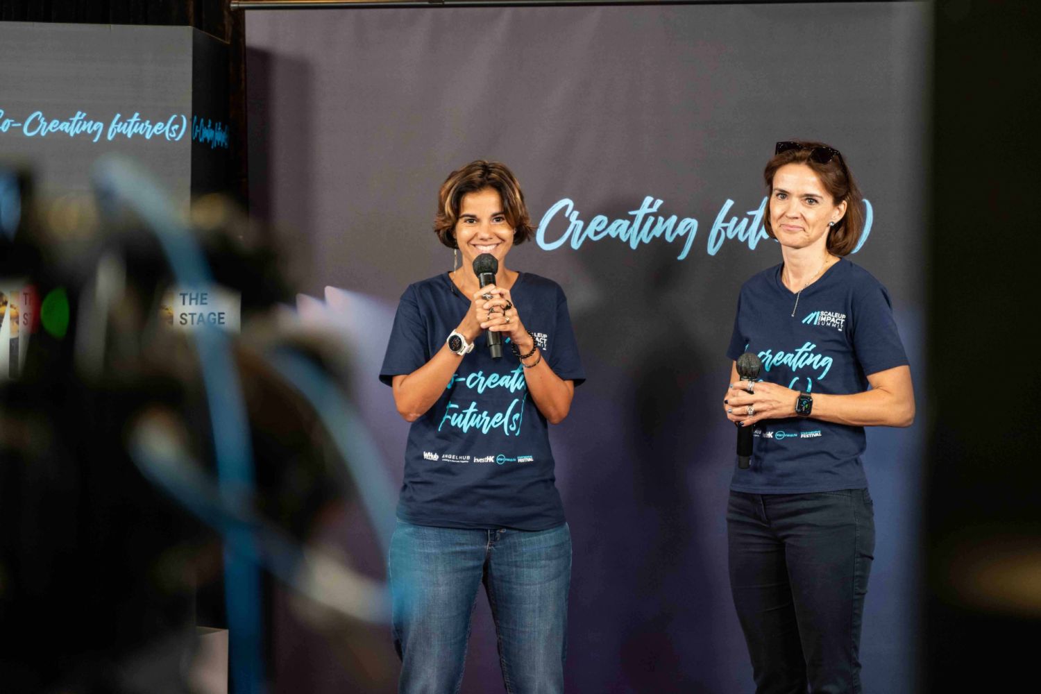 Karen Contet and Karena Belin, co-founders of WHub and AngelHub