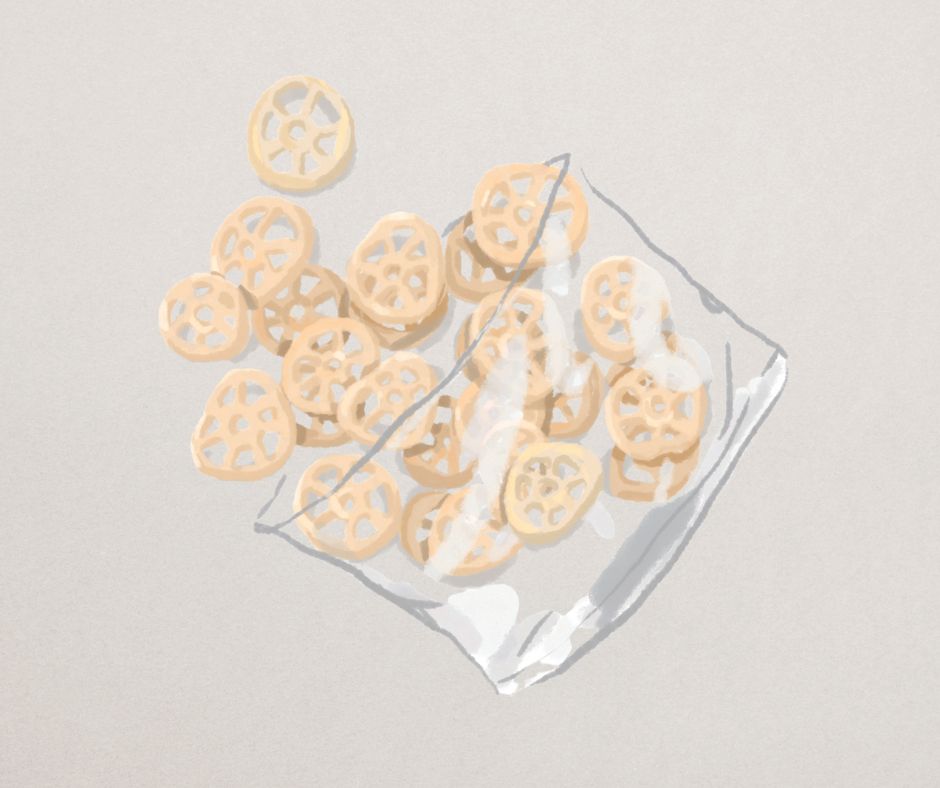 Keropok Roda (Potato Wheel Crackers)