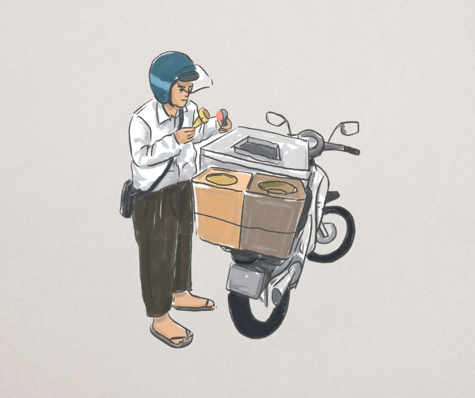 The ice cream man