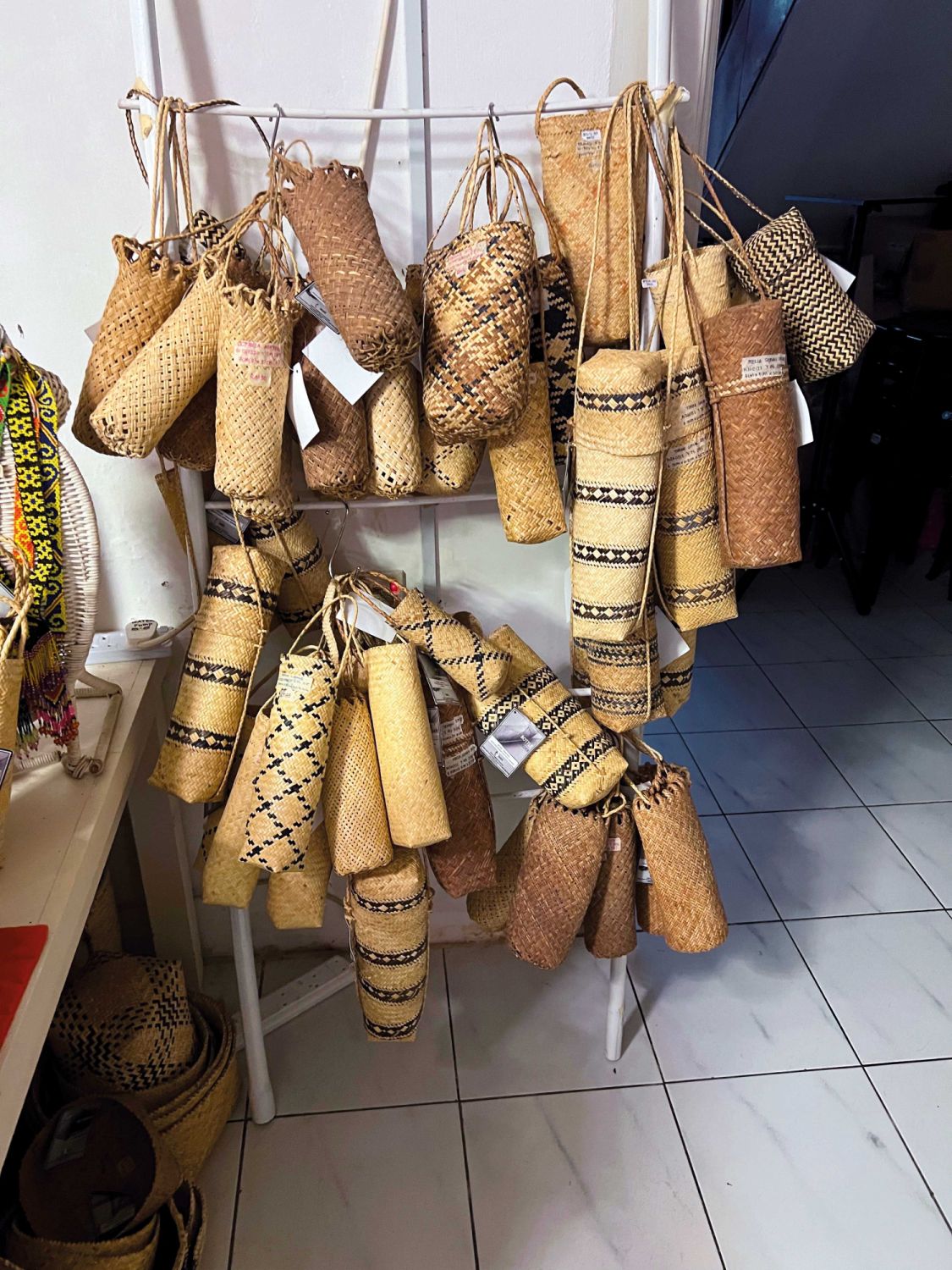 Penan woven baskets