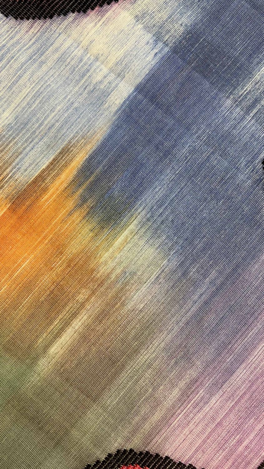 A closeup of the songket that will be featured in Looi's couture collection.