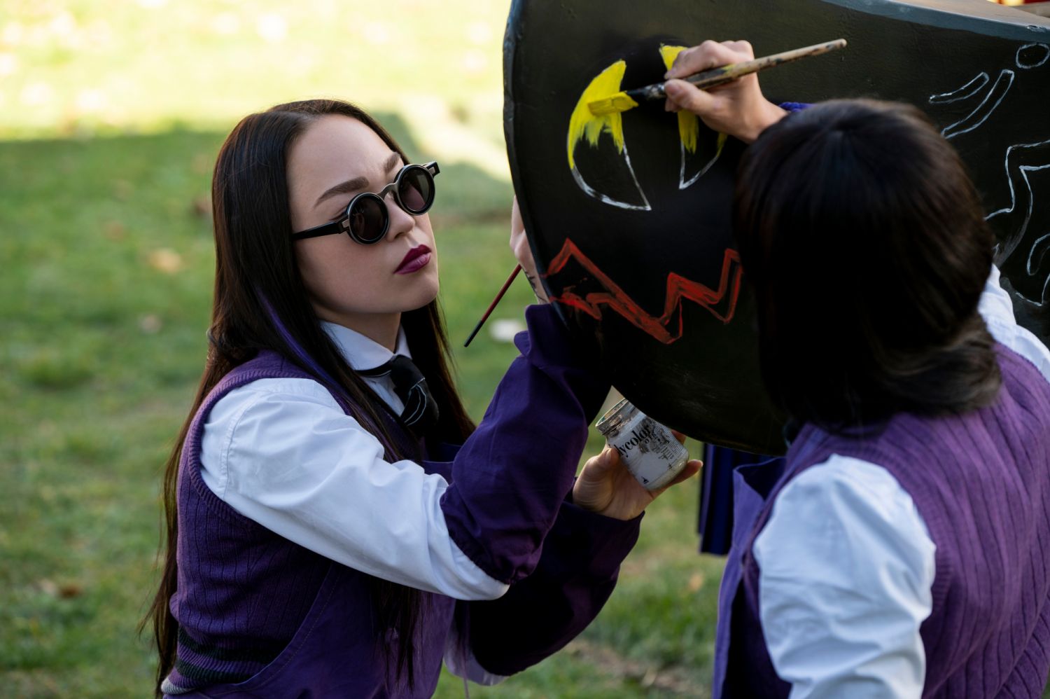 Wednesday. Naomi j Ogawa as Yoko Tanaka in episode 102 of Wednesday. Photo via Netflix