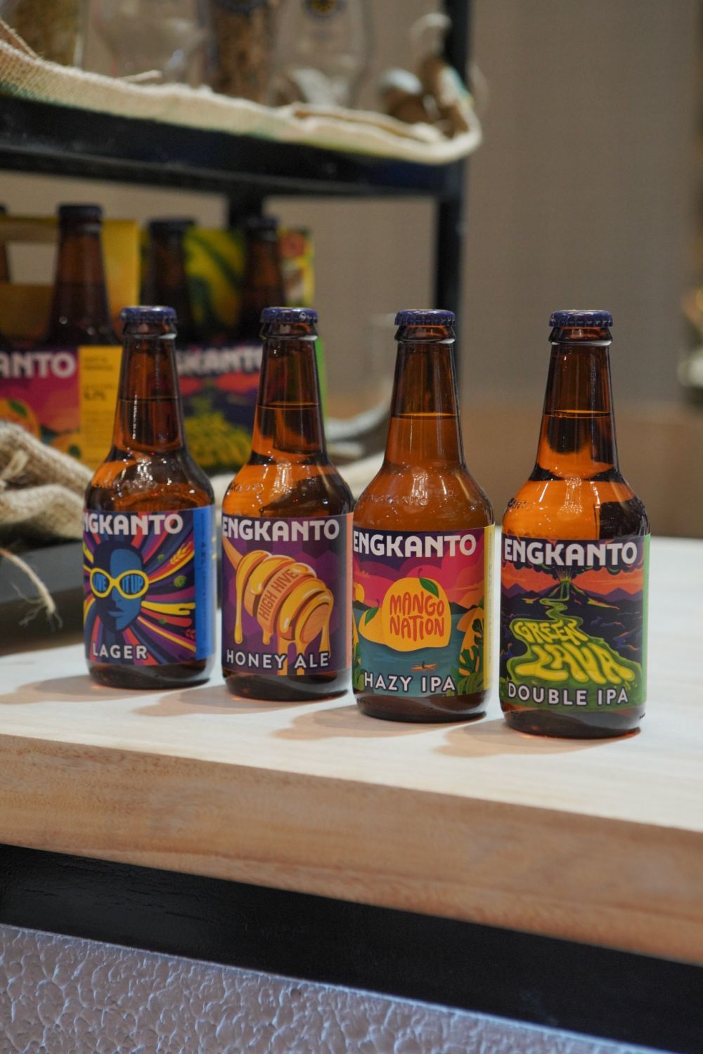 Off Menu Philippines 2022 - Engkanto prepared four delicious beers to enjoy throughout Off Menu: a lager, mango ale, honey ale, and double IPA
