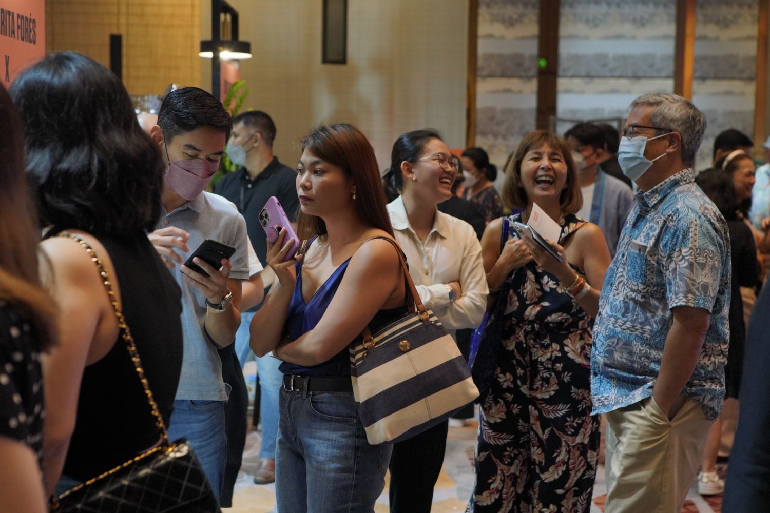 Off Menu Philippines 2022 - Guests patiently waiting in line for their next dish