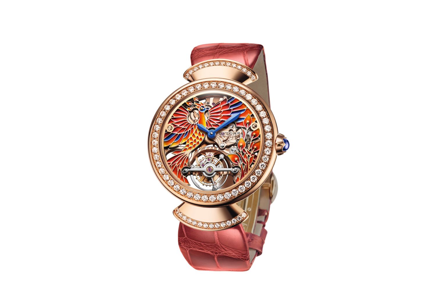 BVLGARI DIVAS’ DREAM PHOENIX TOURBILLON鏤空鳳凰陀飛輪腕錶
