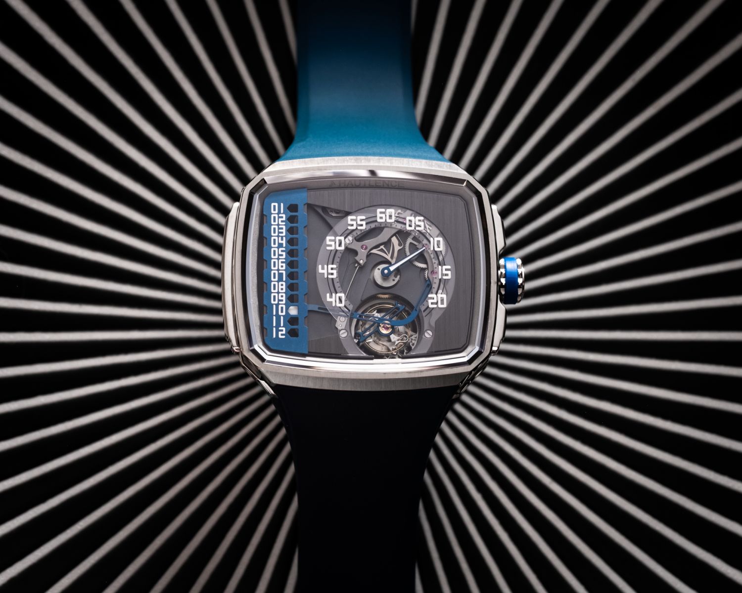 Hautlence Linear Series 1, Reference AD50-ST00 (Photo: Melb Luxe Subsidiaries)