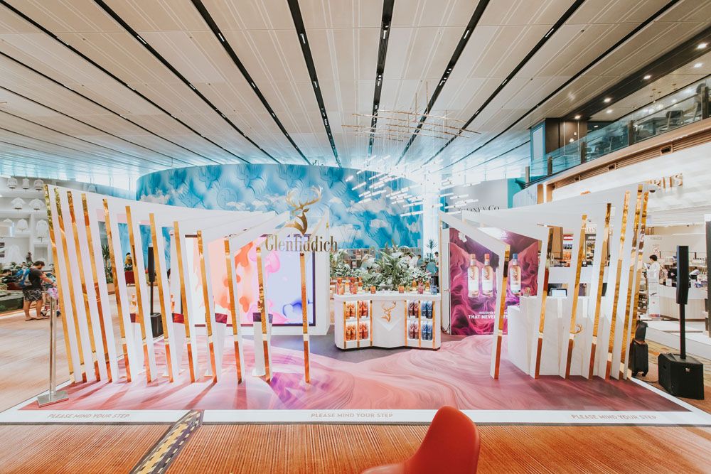 Glenfiddich Perpetual Collection pop-up at Changi Airport Terminal 1