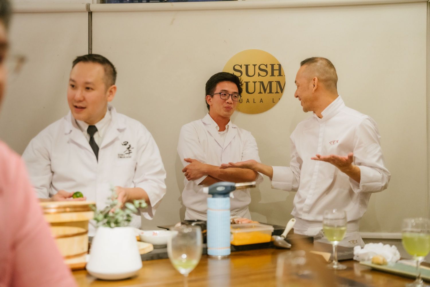 Ronii Lee, Khong Chan Chuan and Makoto Saito Sam