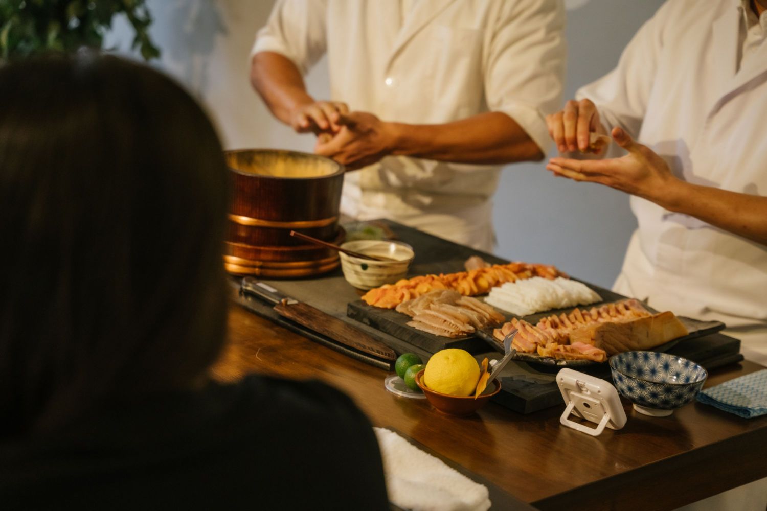 The chefs of Sushi Ryu had carefully prepped the fish to ensure a quick and efficient service