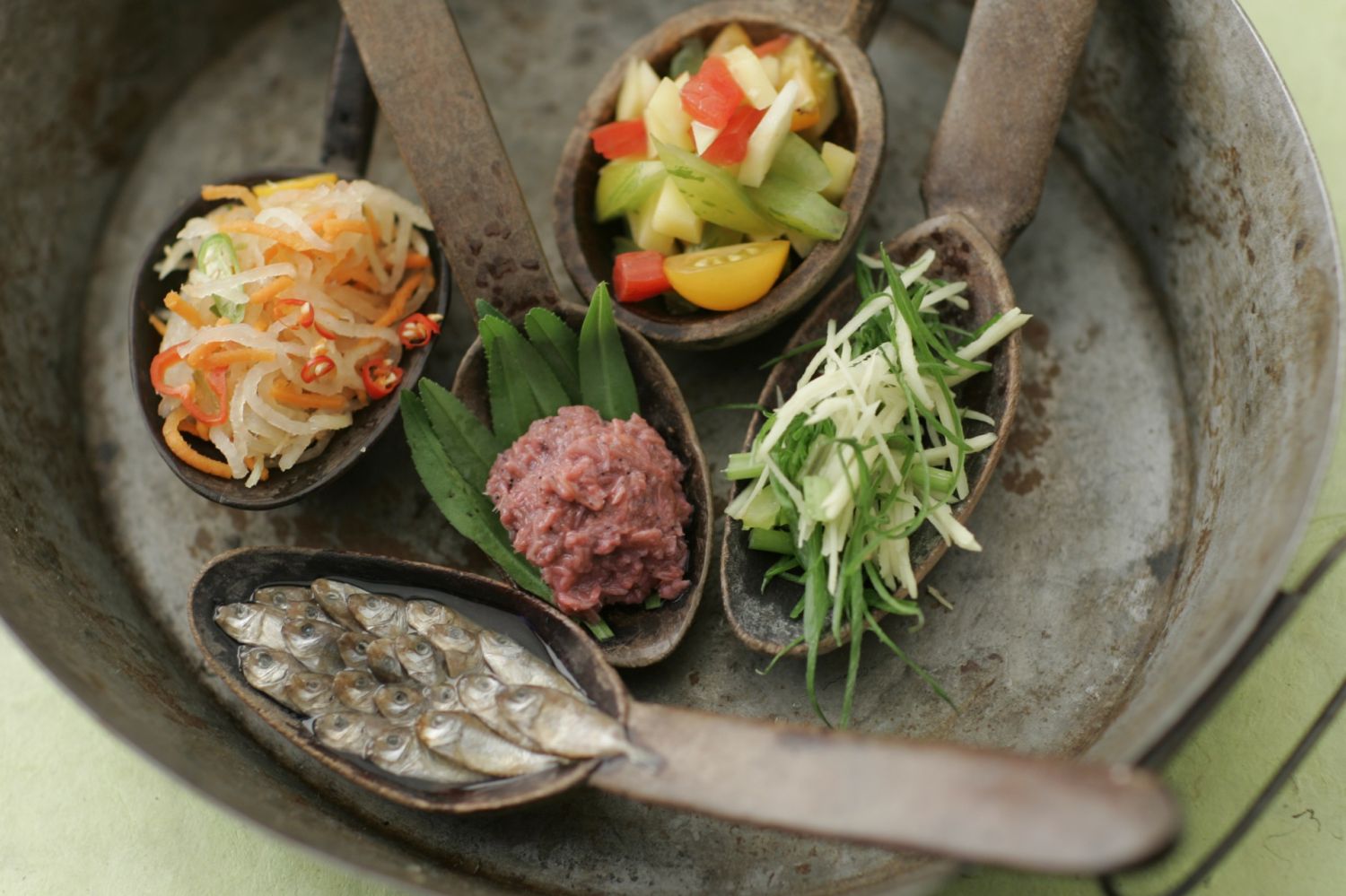 Filipino condiments as featured in Memories of Philippine Kitchens