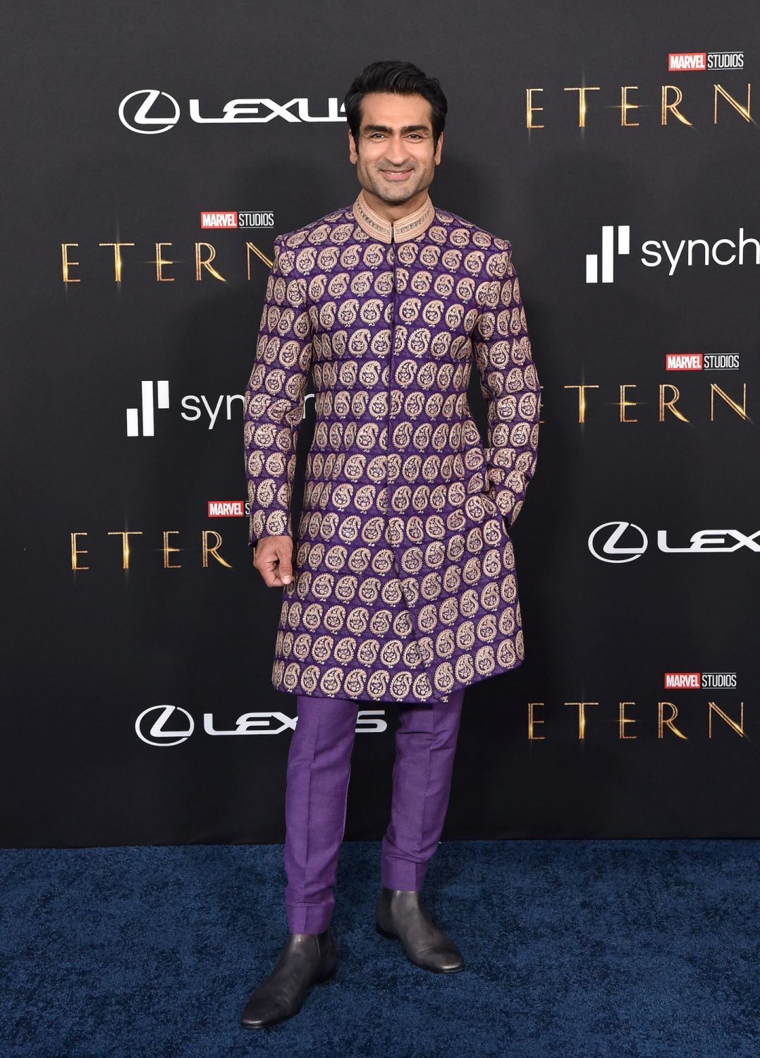 LOS ANGELES, CALIFORNIA - OCTOBER 18: Kumail Nanjiani attends the Los Angeles Premiere of Marvel Studios' "Eternals" on October 18, 2021 in Los Angeles, California. (Photo by Axelle/Bauer-Griffin/FilmMagic)