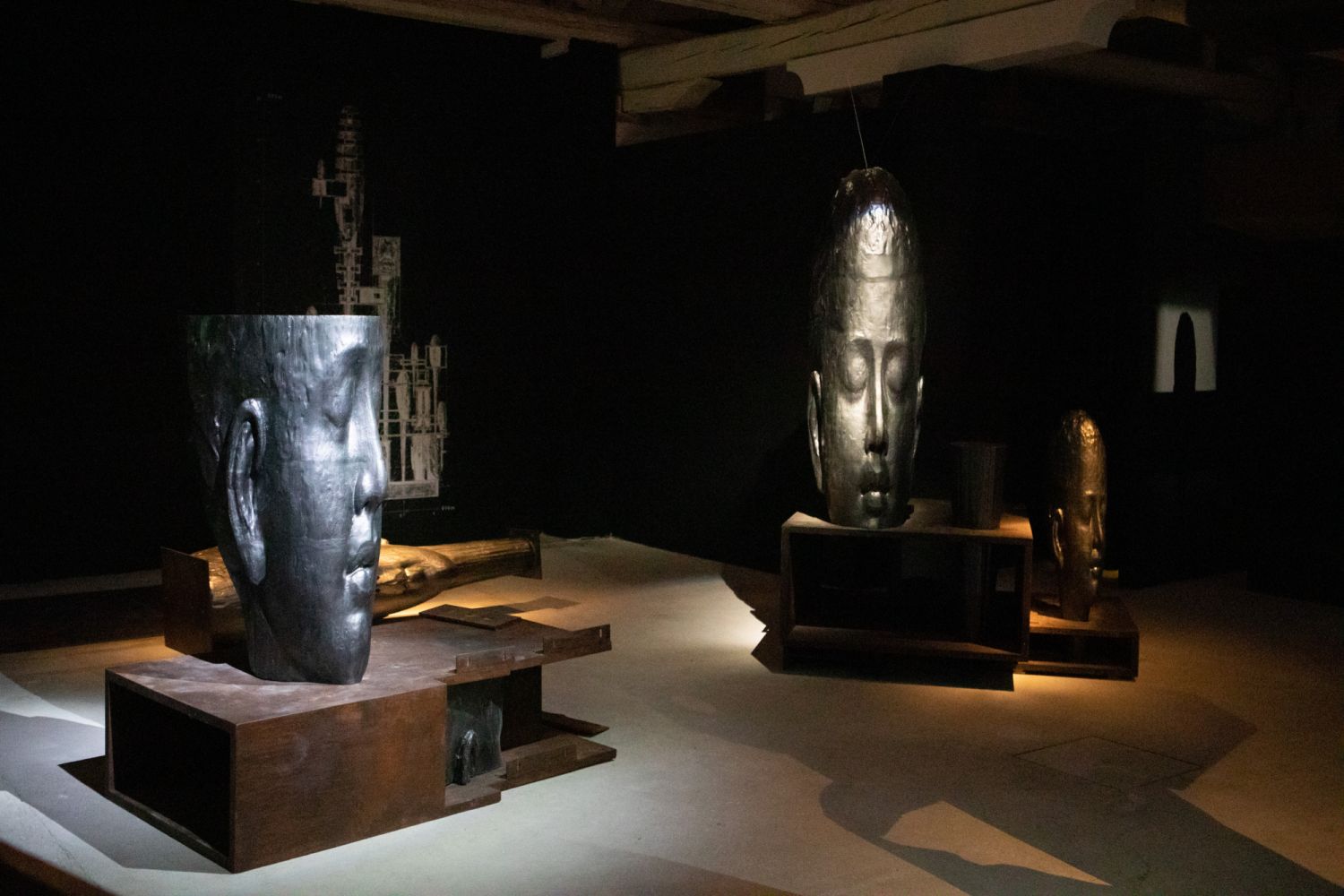 Installation view of Chan's Totem, Photo: Wallace Chan