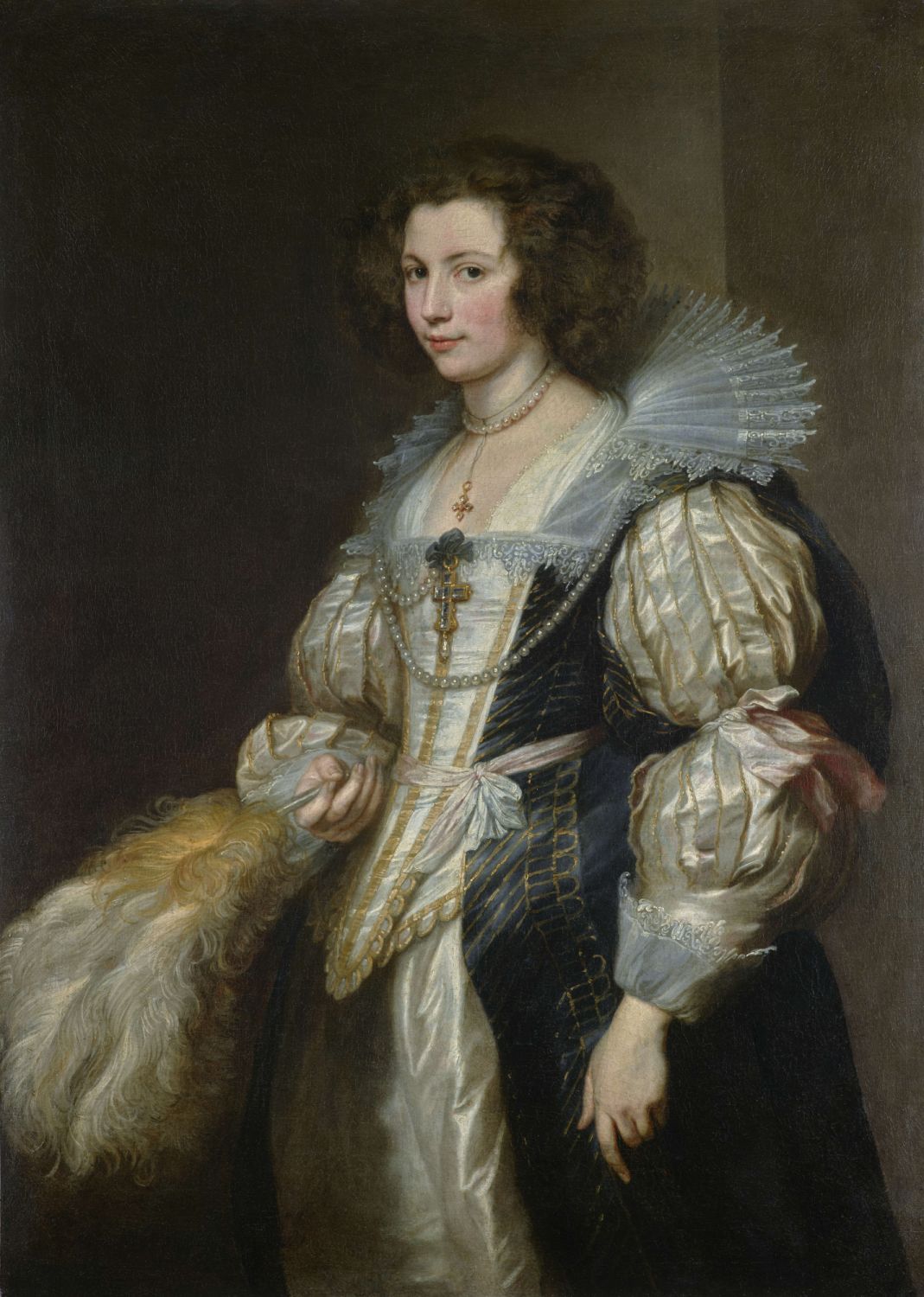 Portrait of Maria de Tassis, Anthony van Dyck (Flemish, 1599–1641), About 1629–1630, Oil on canvas
