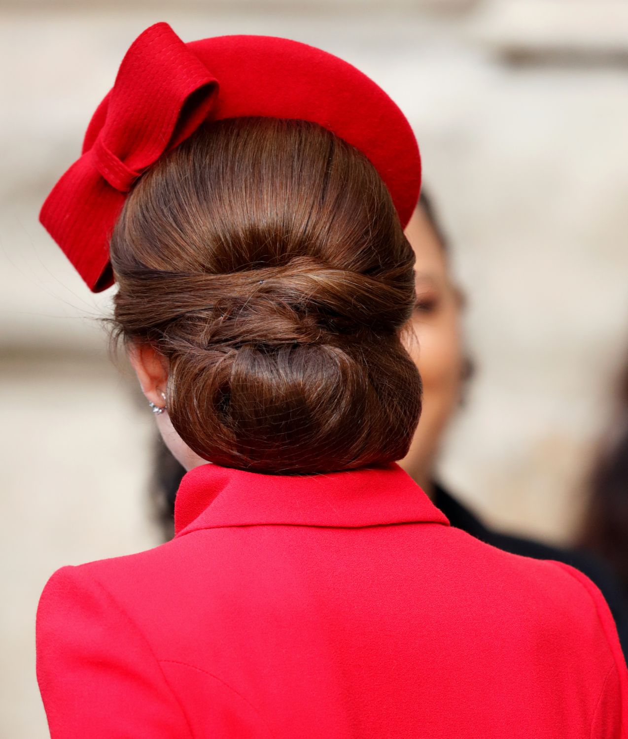 LONDON, UNITED KINGDOM - MARCH 11: (EMBARGOED FOR PUBLICATION IN UK NEWSPAPERS UNTIL 24 HOURS AFTER CREATE DATE AND TIME) Catherine, Duchess of Cambridge attends the 2019 Commonwealth Day service at Westminster Abbey on March 11, 2019 in London, England. (Photo by Max Mumby/Indigo/Getty Images)