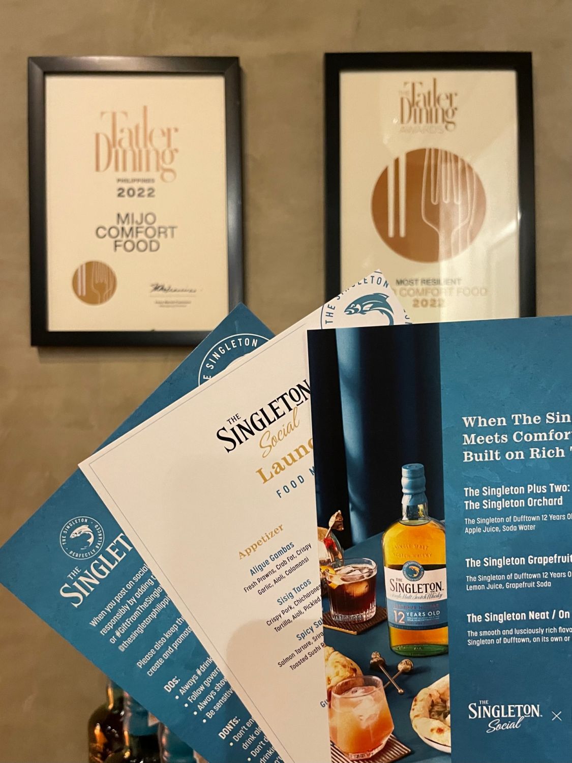 The Singleton Social Where Great Food Meets Delicious Whisky Tatler Asia