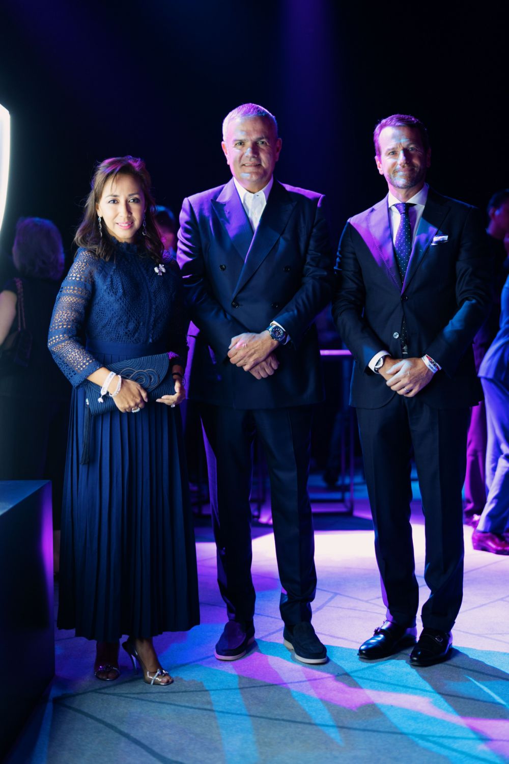 Tengku Zatashah, Ricardo Guadalupe and Dato' Setia Aubry Mennesson