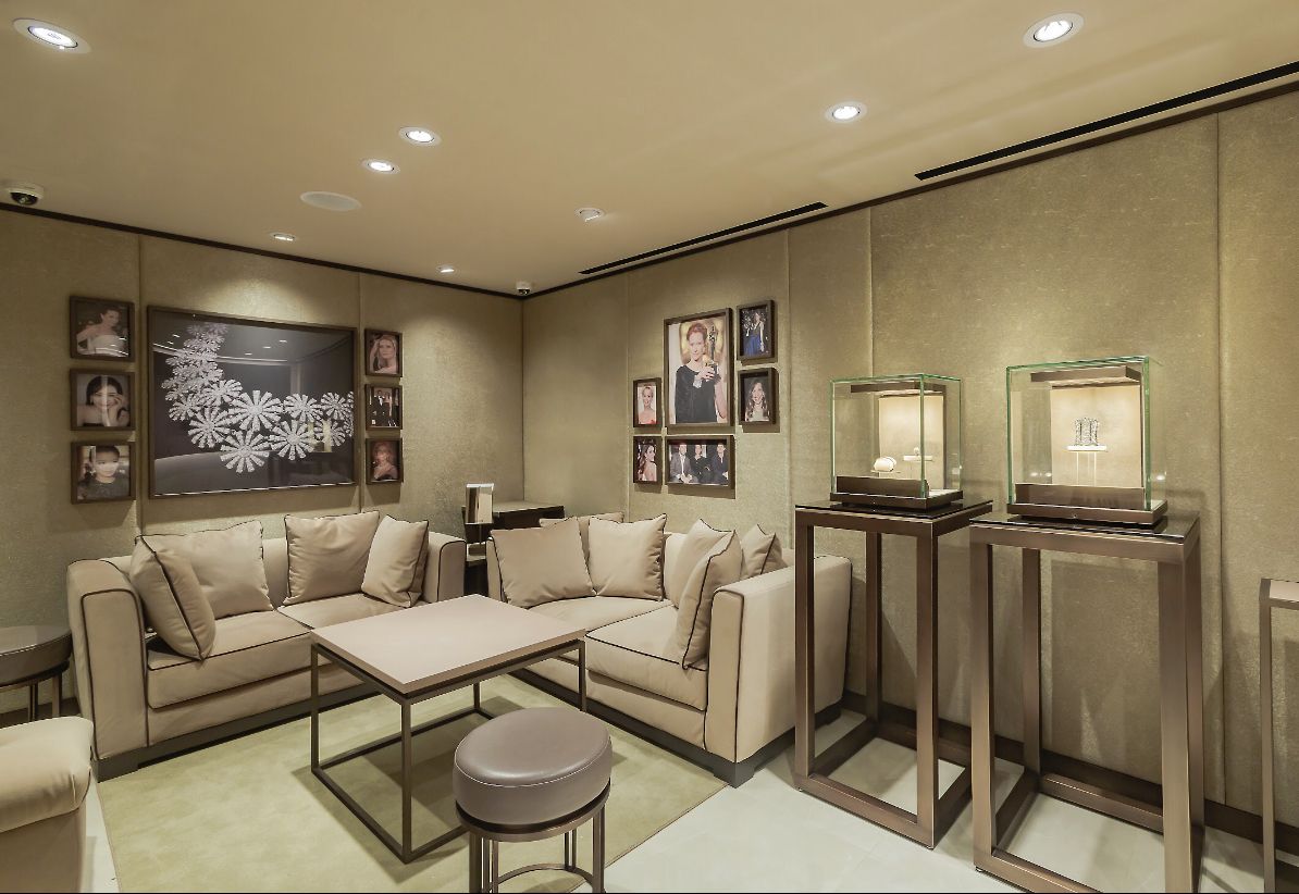 DAMIANI麗晶旗艦店設有獨立VIP室。
