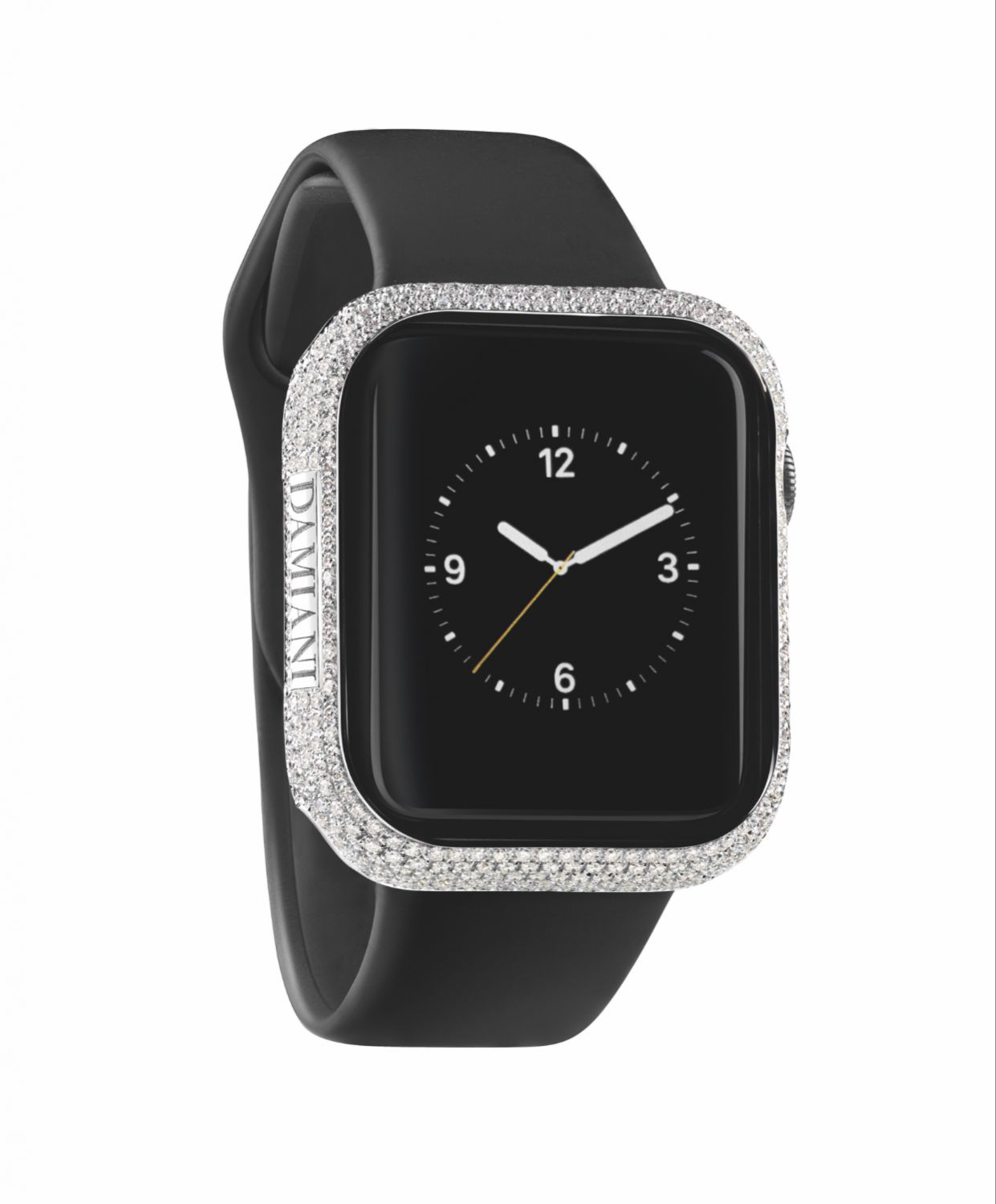 DAMIANI Metropolitan 18K白金Apple Watch全鑽錶殻