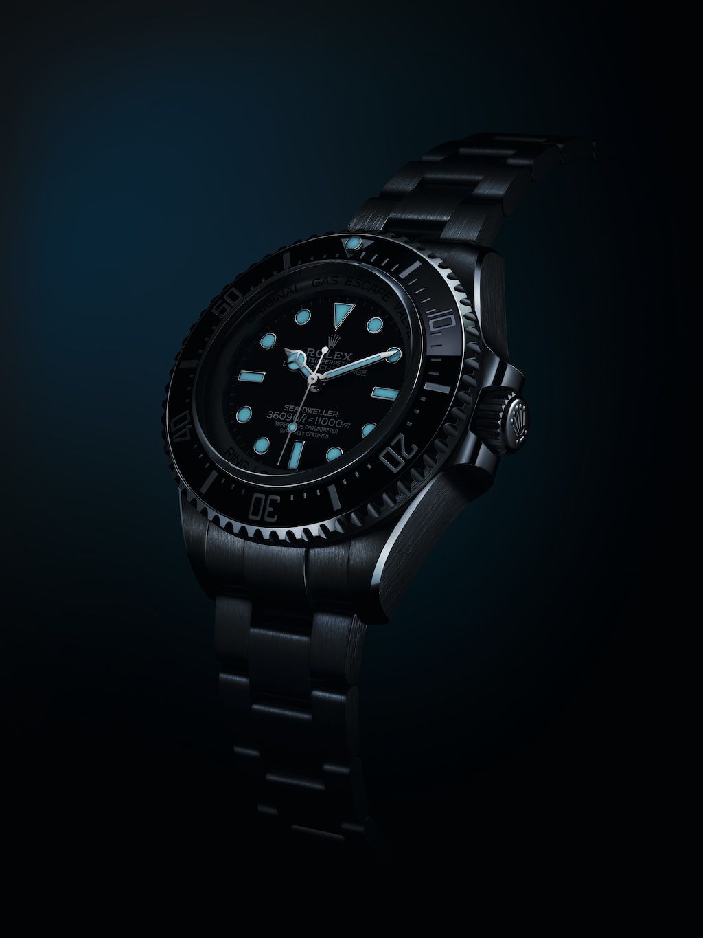 Oyster Perpetual Deepsea Challenge(蠔式恒動深海挑戰型)腕錶夜光顯示功能佳