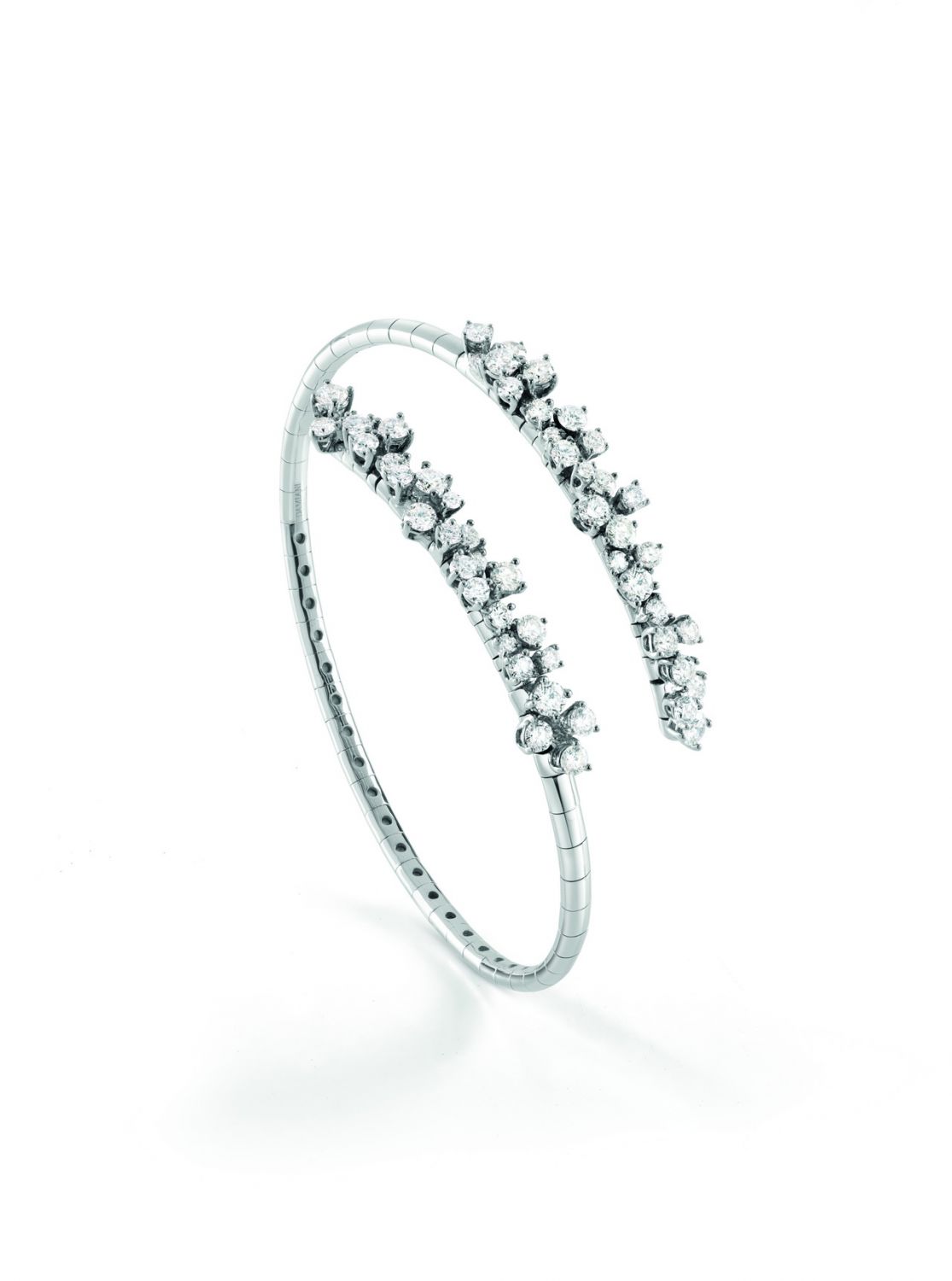 DAMIANI Mimosa 18K白金鑲鑽手環