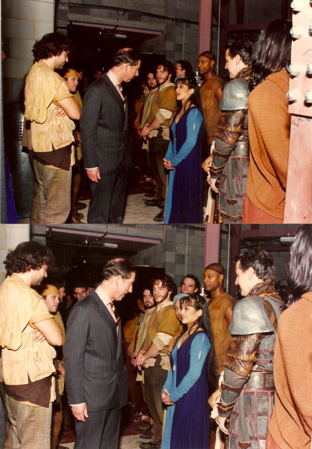 Jesus Christ superstar (as Mary Magdalene meeting King Charles backstage, london)