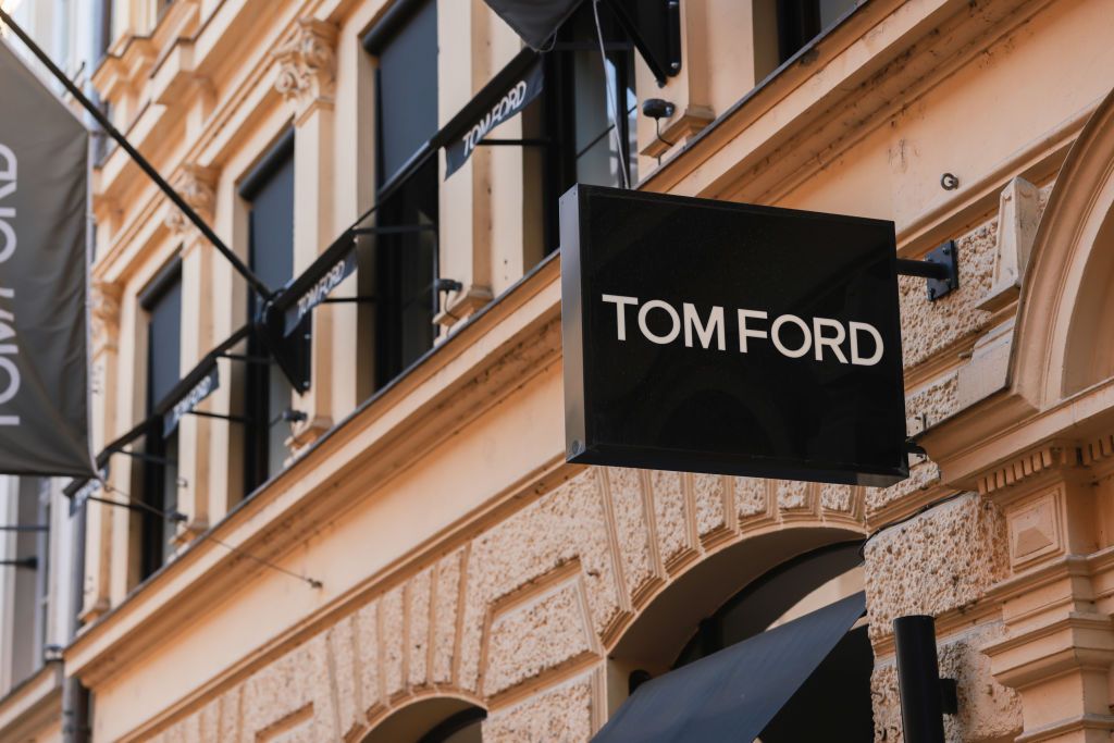 MUNICH, GERMANY - MARCH 22: The exterior of a Tom Ford store photographed on March 22, 2022 in Munich, Germany. (Photo by Jeremy Moeller/Getty Images)