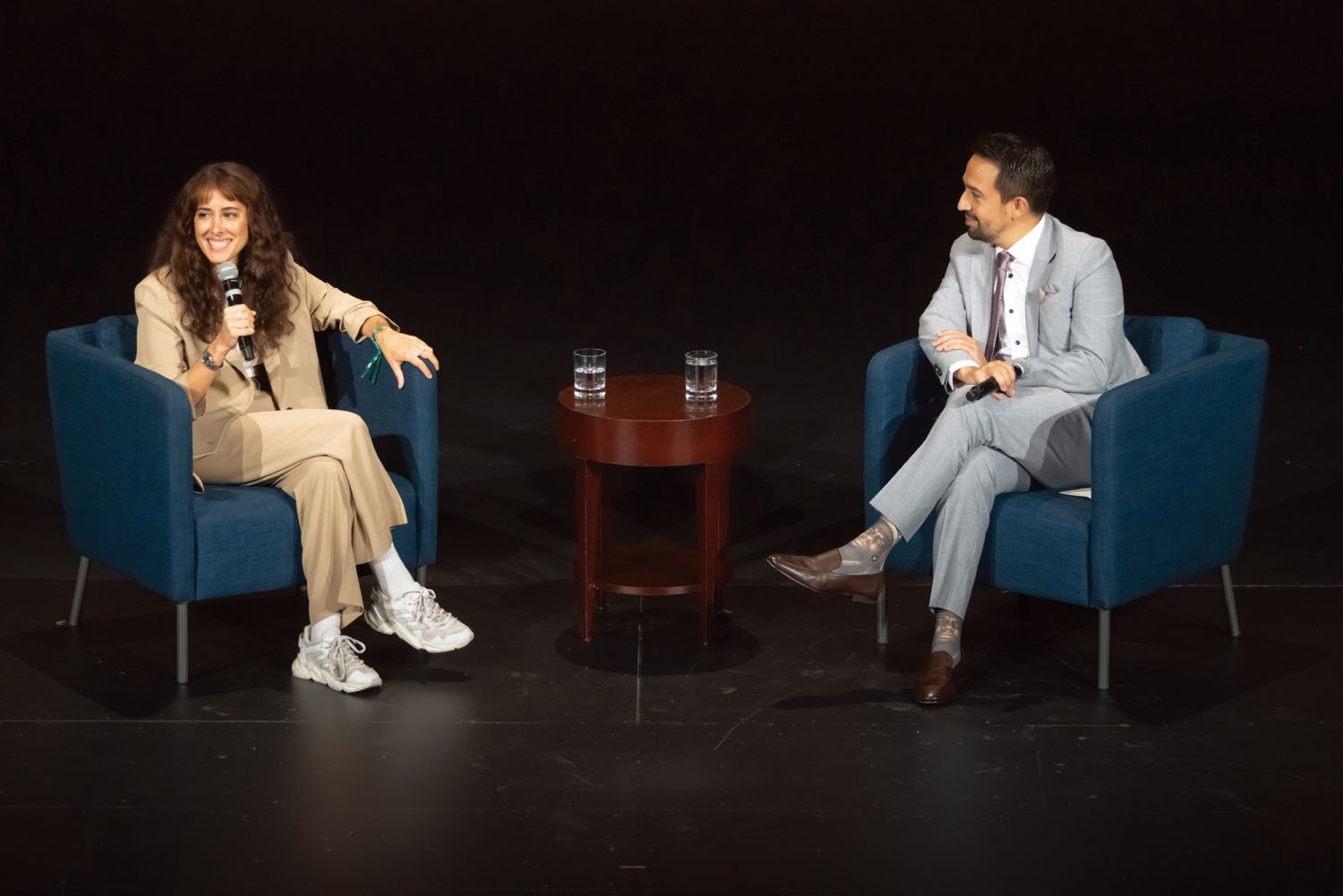 ;Lin-Manuel Miranda 和 Agustina San Martín 討論他們的導生關係