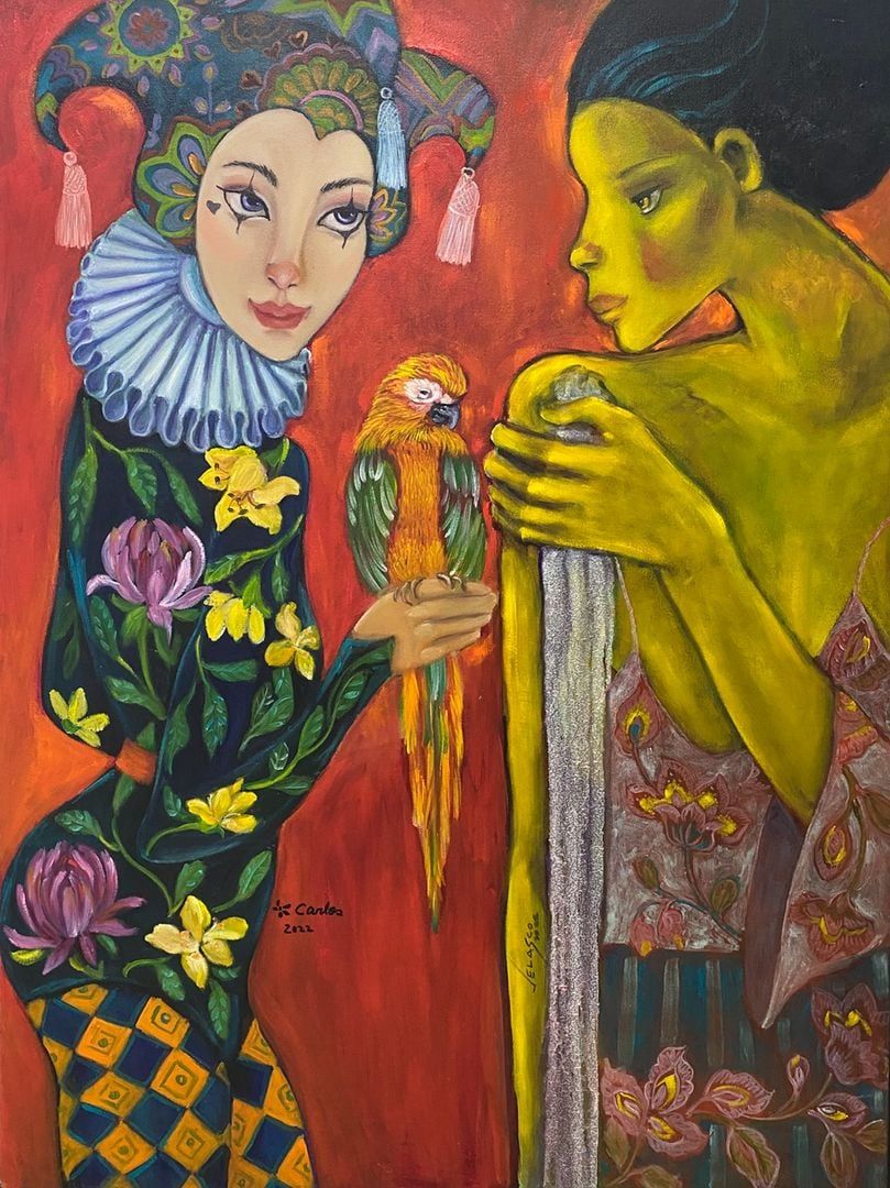 Interaction: Lydia Velasco and Daisy Carlos - Payaso at Antuking Loro (Photo: drybrush)