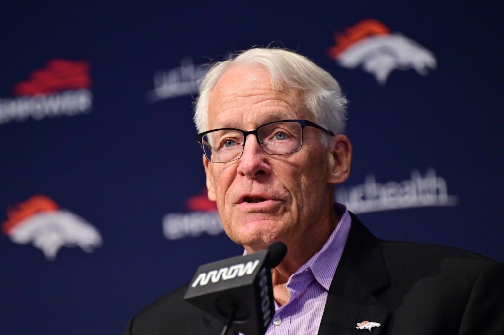 CENTENNIAL, CO - AUGUST 10 : Rob Walton photographed at the UCHealth Training Center in Centennial, Colorado on Wednesday, August 10, 2022. The Walton-Penner ownership group, which includes limited partners Mellody Hobson, Condoleezza Rice and Sir Lewis Hamilton, paid $4.65 billion for the Broncos. (Photo by Hyoung Chang/The Denver Post)
