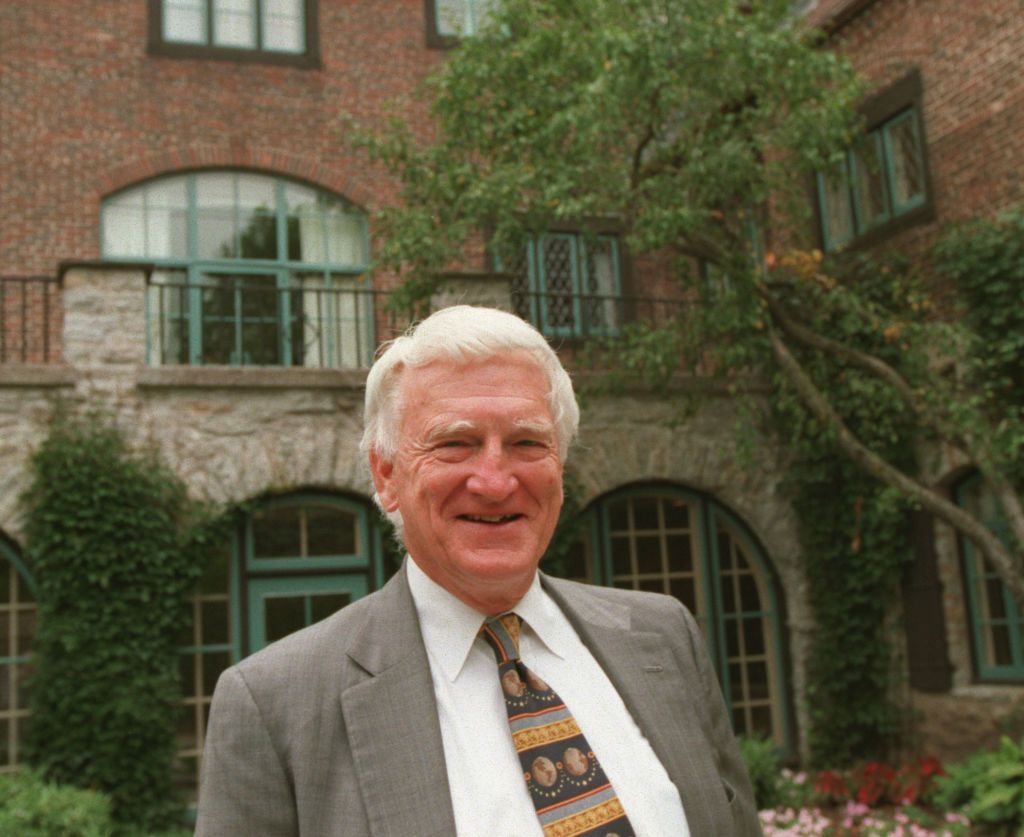 Whitney MacMillan, retiring CEO of Cargill, Inc., at the Administrative Lake Office, known as the mansion, a historic old country home near Lake Minnetonka.(Photo By CHARLES BJORGEN/Star Tribune via Getty Images)