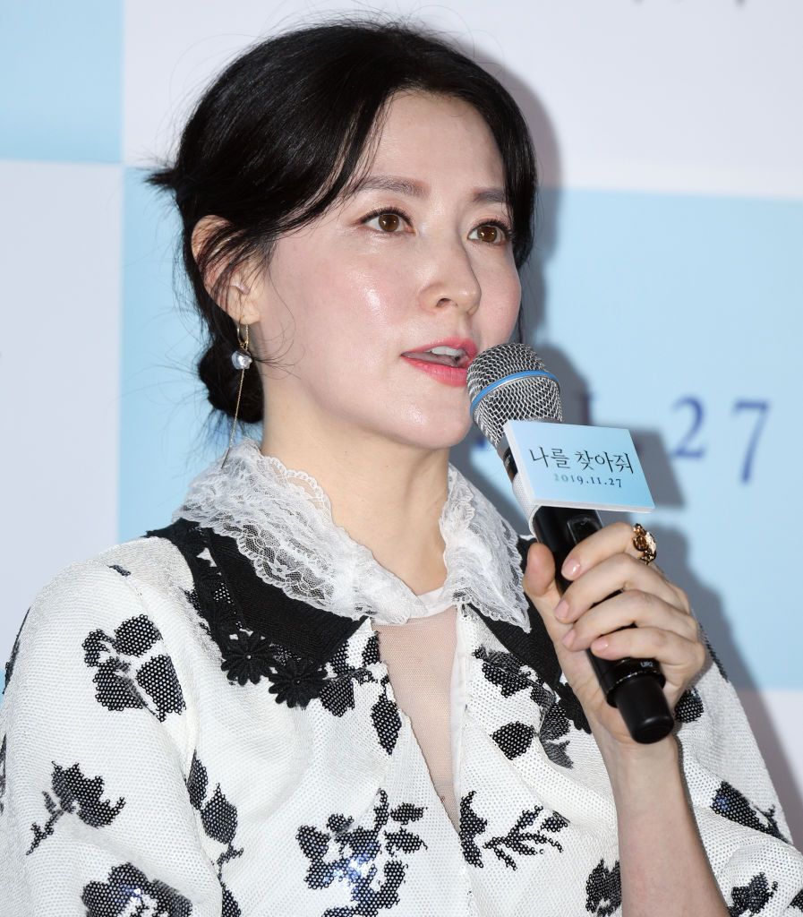 SEOUL, SOUTH KOREA - NOVEMBER 19: Lee Young-Ae attends the press conference for Korean Movie "Bring Me Home" at Lotte Cinema on November 19th, 2019 in Seoul, South Korea. (Photo by The Chosunilbo JNS/Imazins via Getty Images)