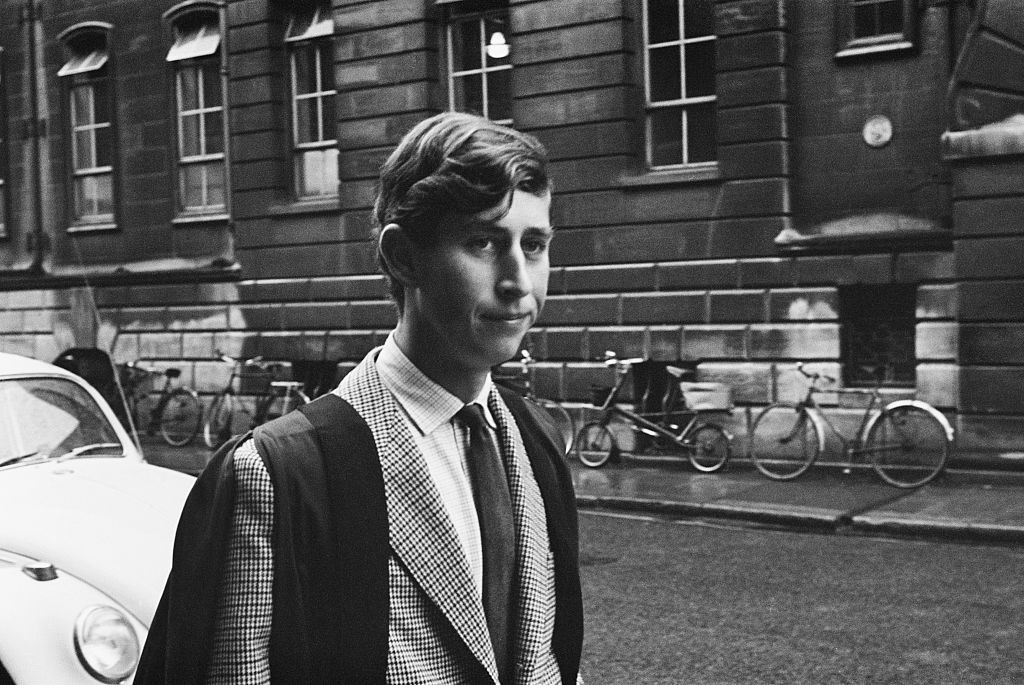 Then Prince Charles beginning his term at Trinity College, Cambridge in October, 1967 (Photo: Getty Images)