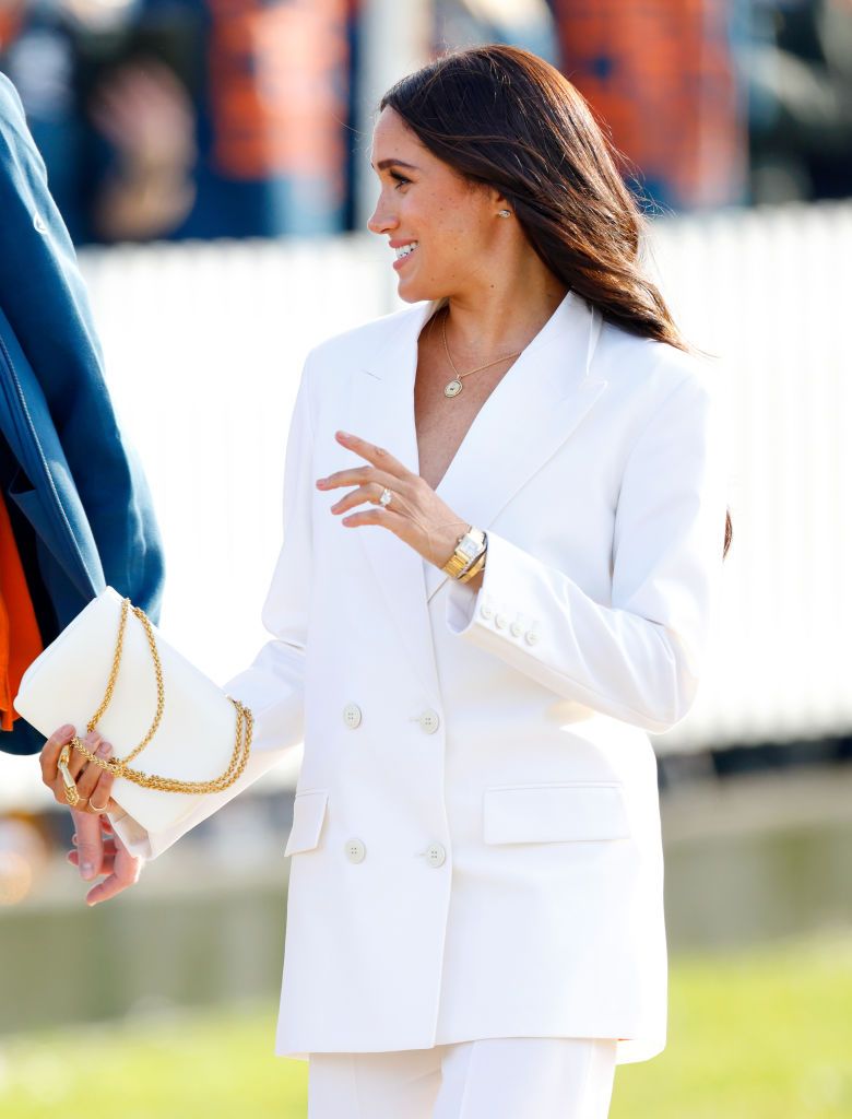 THE HAGUE, NETHERLANDS - APRIL 15: (EMBARGOED FOR PUBLICATION IN UK NEWSPAPERS UNTIL 24 HOURS AFTER CREATE DATE AND TIME) Meghan, Duchess of Sussex attends an Invictus Games Friends and Family reception hosted by the City of The Hague and the Dutch Ministry of Defence at Zuiderpark on April 15, 2022 in The Hague, Netherlands. (Photo by Max Mumby/Indigo/Getty Images)