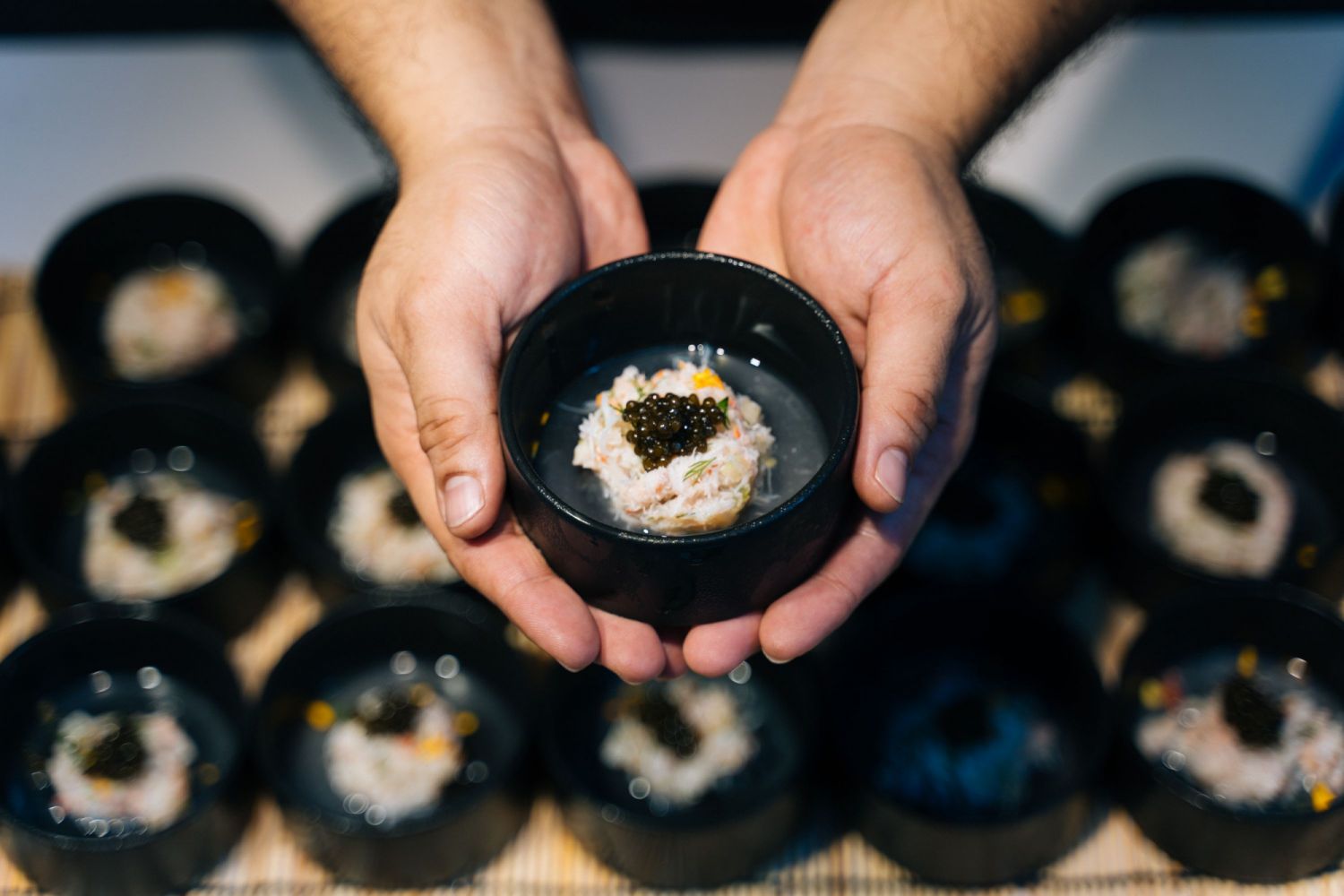 Lee Choon Boon's snow crab and Hakka rice wine creaton